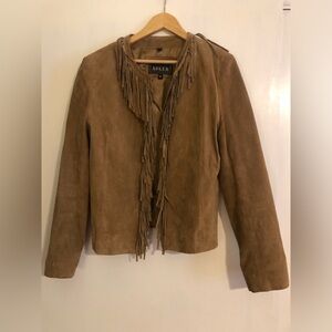 Vintage Suede Fringe Jacket